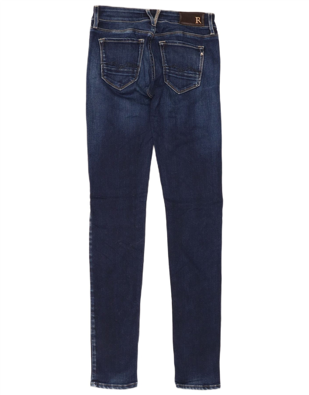 REPLAY Damen Rose Skinny Jeans W24 L32 Marineblaue Viskose