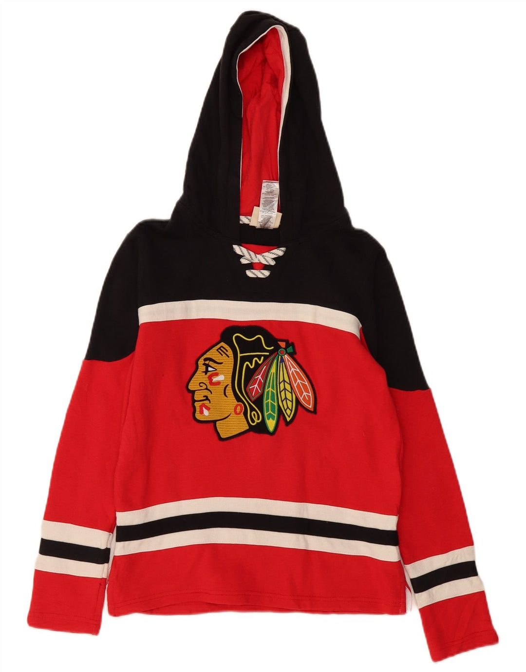 NHL Chicago Blackhawks Kapuzenpullover für Jungen, 10–11 Jahre, Mittelrot