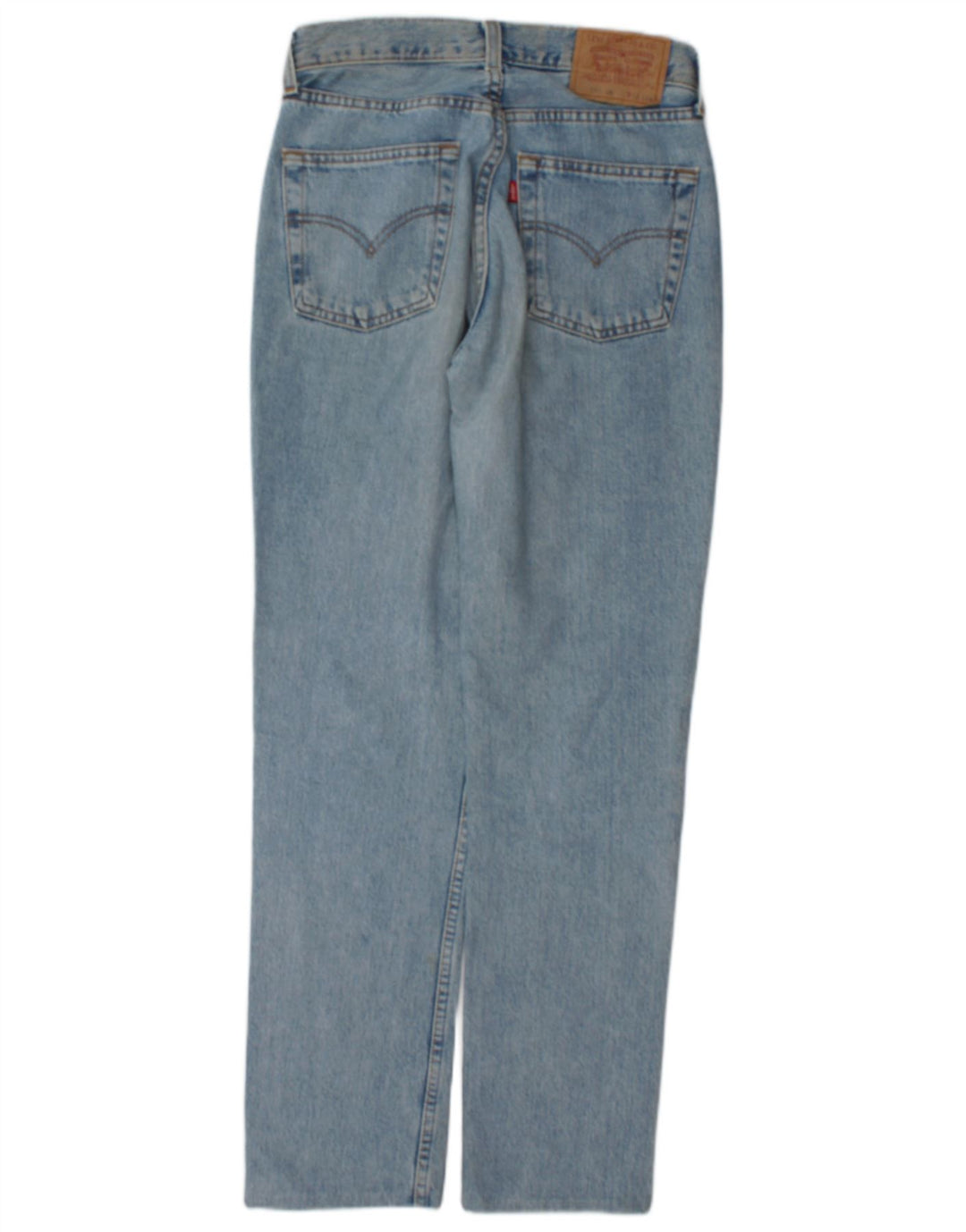 Levi's Damen 595 Straight Jeans W30 L30 Blaue Baumwolle