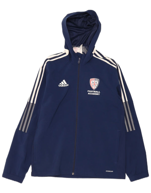 Adidas Jungen Cagliari Graphic Trainingsanzug Top Jacke 13–14 Jahre Marineblau