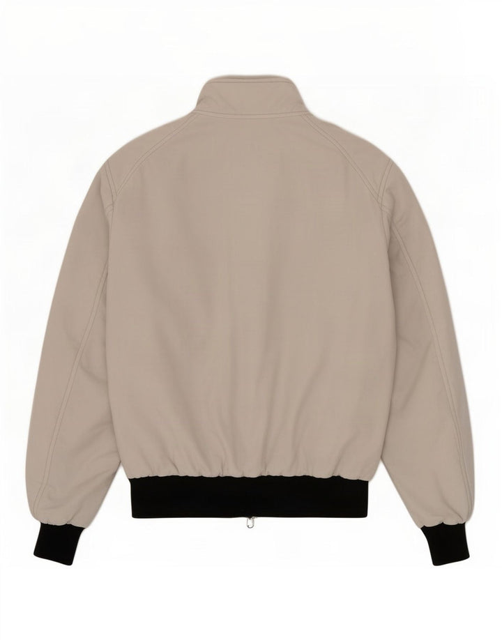Refrigiwear Herren Bomberjacke UK 38 Medium Off White Colourblock Polyamid