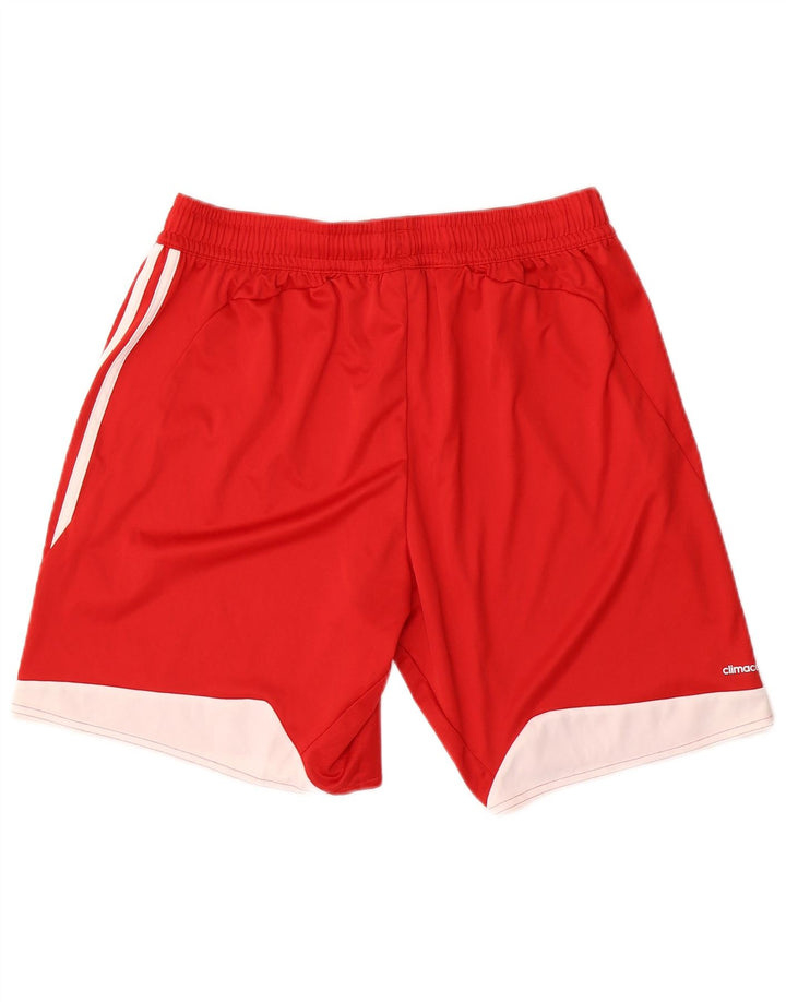 Adidas Herren Climacool Sportshorts, großes rotes Farbblock-Polyester