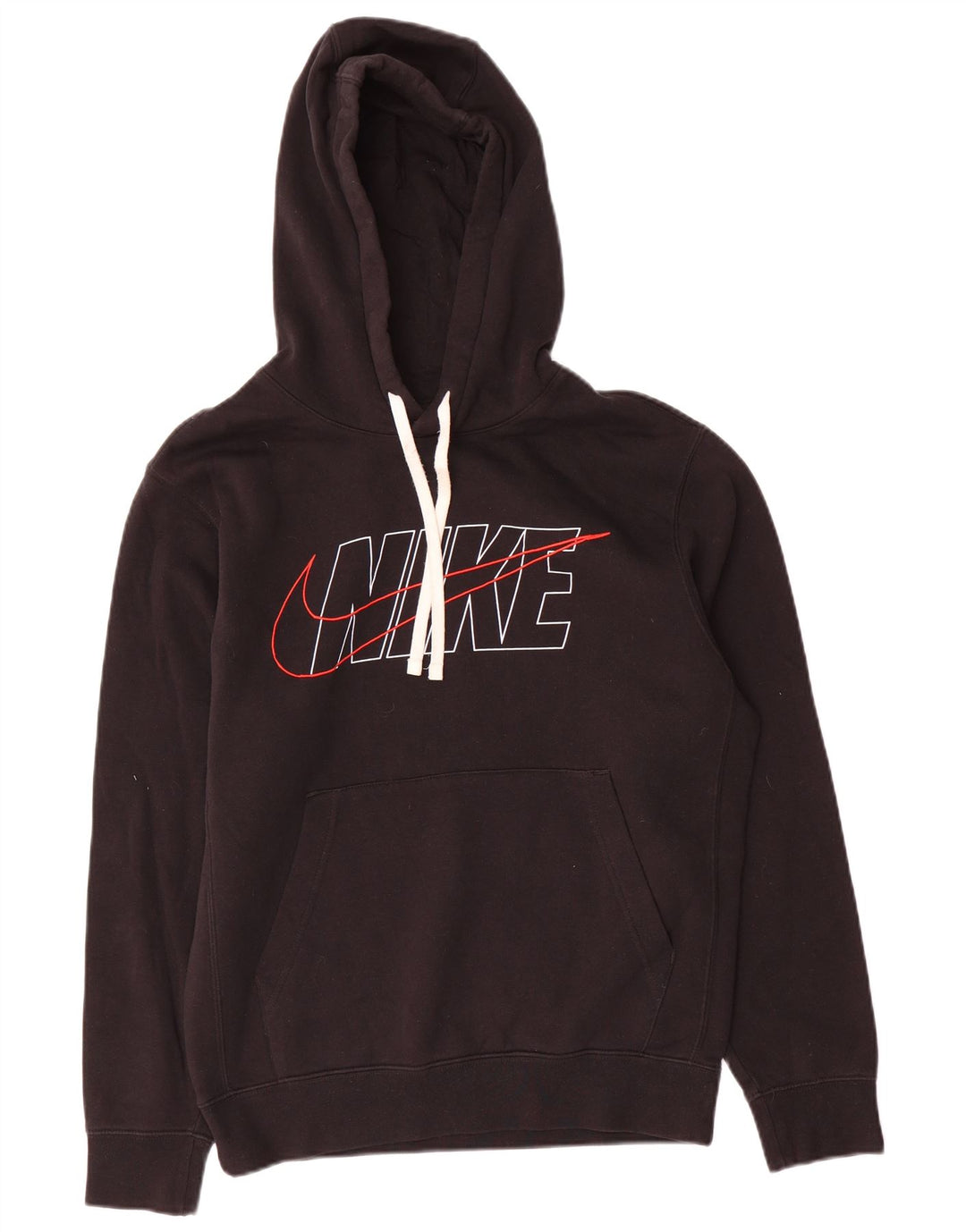 Nike Herren-Kapuzenpullover mit Grafik, Größe S, Schwarz, Baumwolle