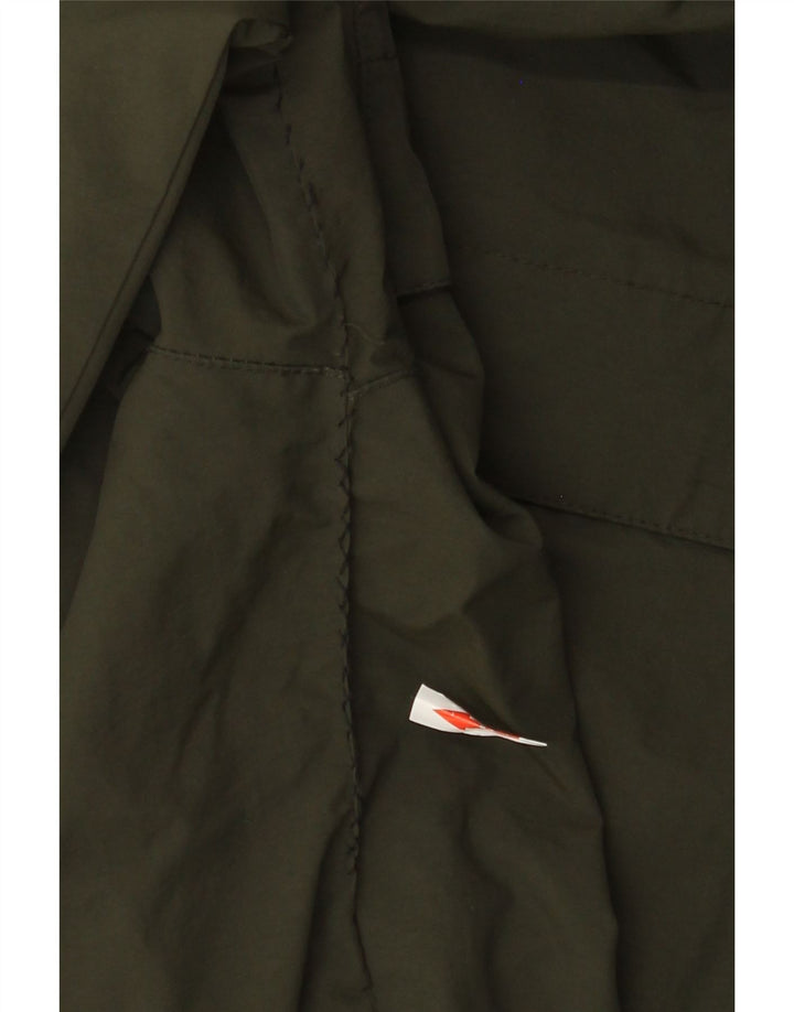 Farah Herren Kapuzenpullover Regenjacke UK 36 Small Grün Polyamid