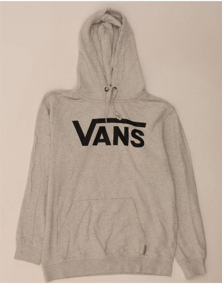 Vans Herren-Kapuzenpullover mit Grafik, klein, grau gefleckte Baumwolle