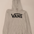 Vans Herren-Kapuzenpullover mit Grafik, klein, grau gefleckte Baumwolle