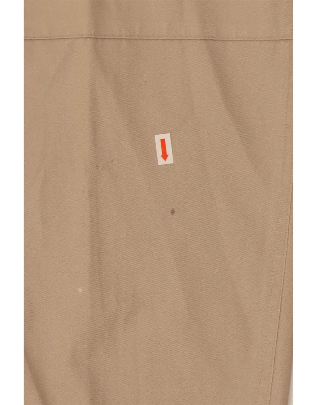 Vintage Mens Straight Cargo Trousers W36 L29 Beige