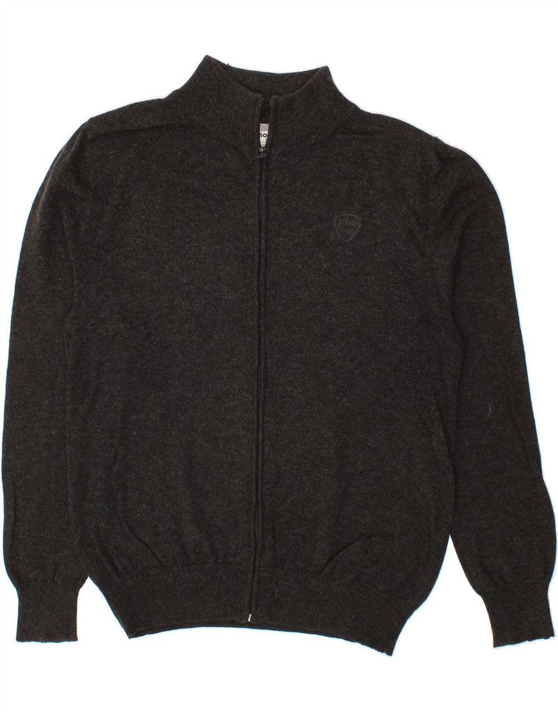 SCHOTT Womens Cardigan Sweater UK 20 2XL Grey Cotton Vintage Schott and Second-Hand Schott from Messina Hembry 