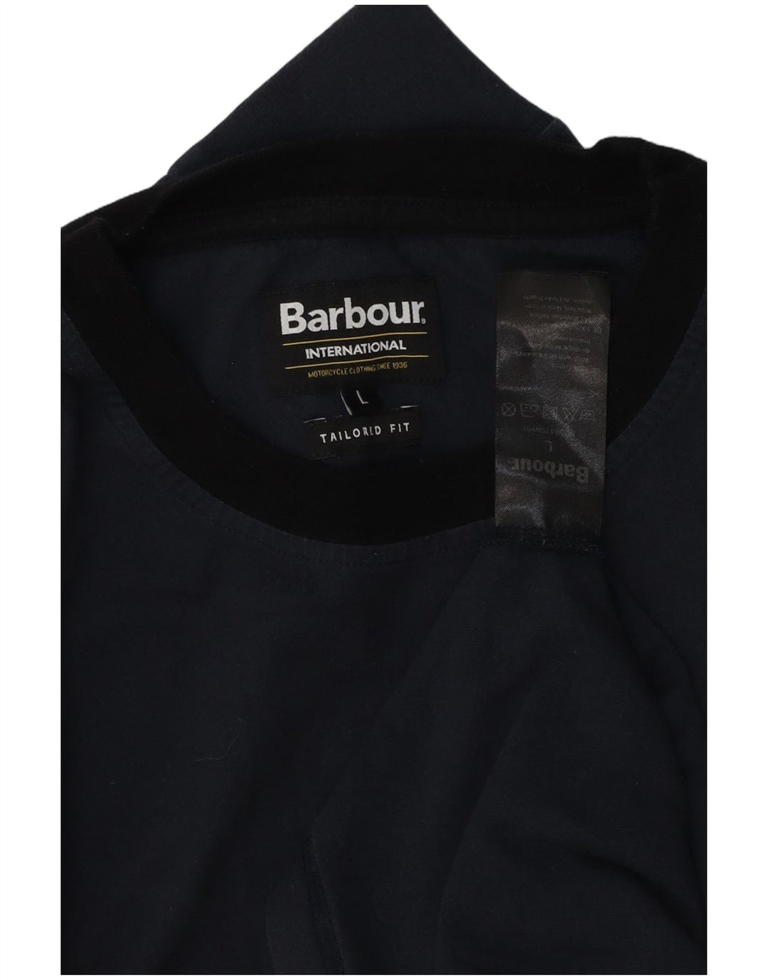 BARBOUR Herren-Oberteil mit maßgeschneiderter Passform, langärmelig, groß, Marineblau, Farbblock