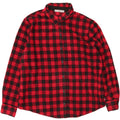 LEE Womens Fleece Shirt UK 18 XL Red Check Polyester Vintage Lee and Second-Hand Lee from Messina Hembry 