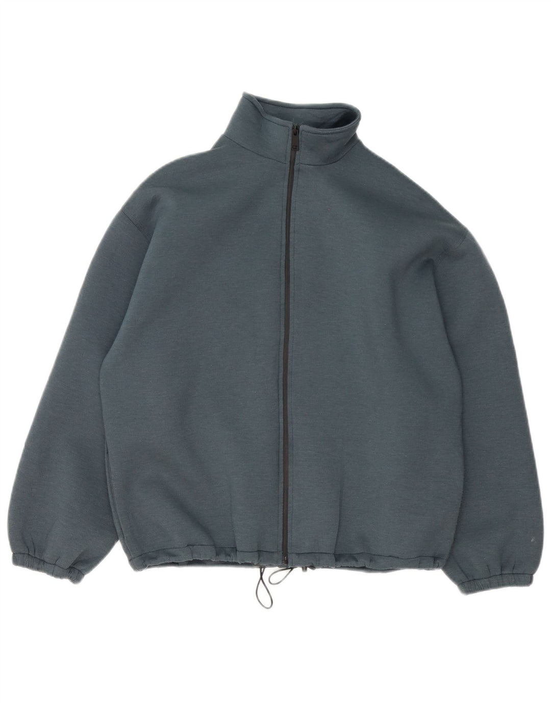 Zara Damen-Trainingsanzug, übergroß, Jacke, Gr. 10, Größe S, blau, Polyester