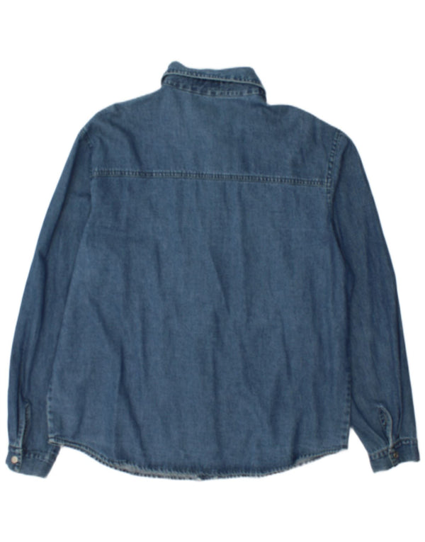Albert Damen Jeanshemd UK 20 2XL Blaue Baumwolle