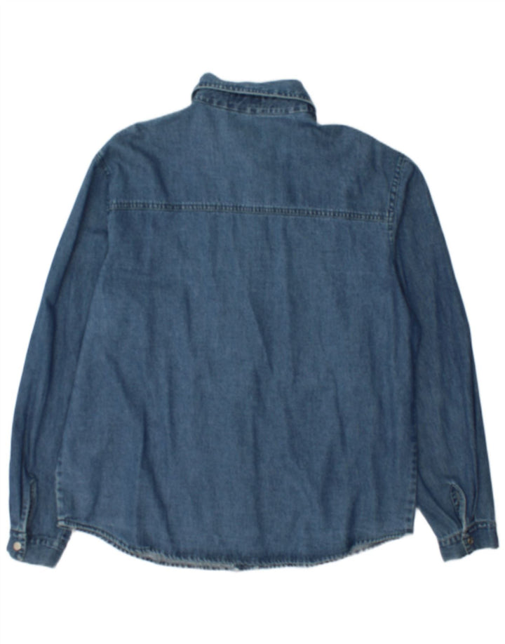 Albert Damen Jeanshemd UK 20 2XL Blaue Baumwolle