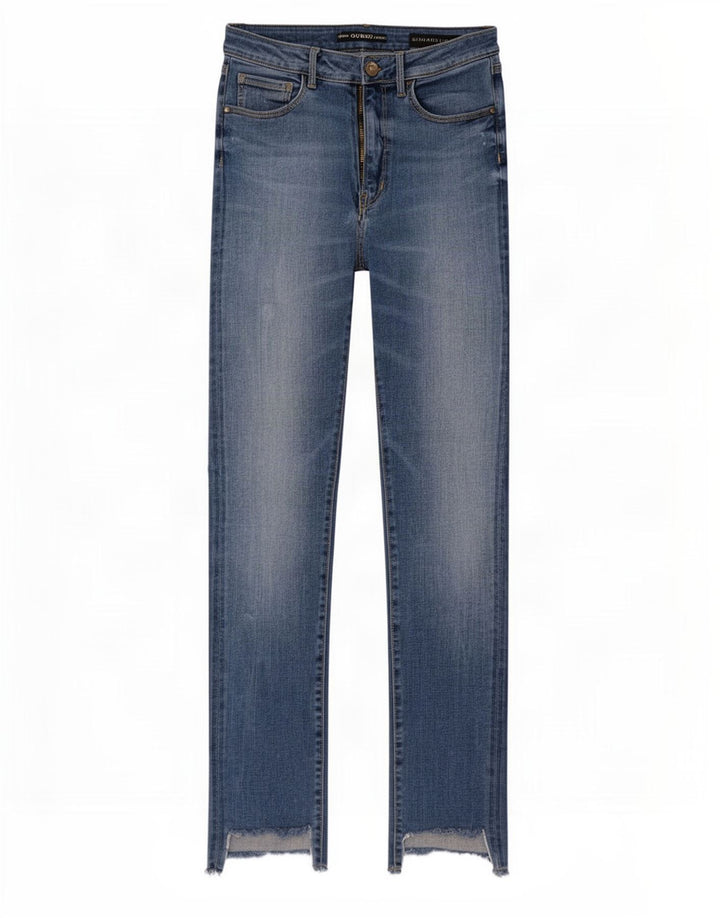 Guess Damen Slim Jeans W28 L27 Blau