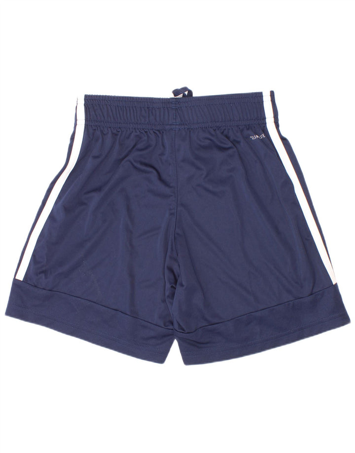 Adidas Jungen Climalite Sport Shorts 9-10 Jahre Marineblau Polyester