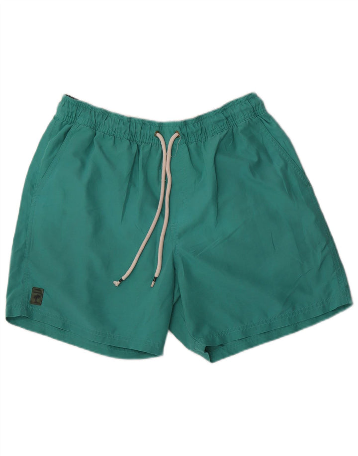 Marks & Spencer Herren-Badeshorts aus mittelgrünem Polyester