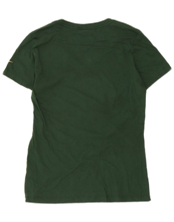 Nike Damen Green Bay Packers Graphic T-Shirt Top UK 14 Large Baumwolle
