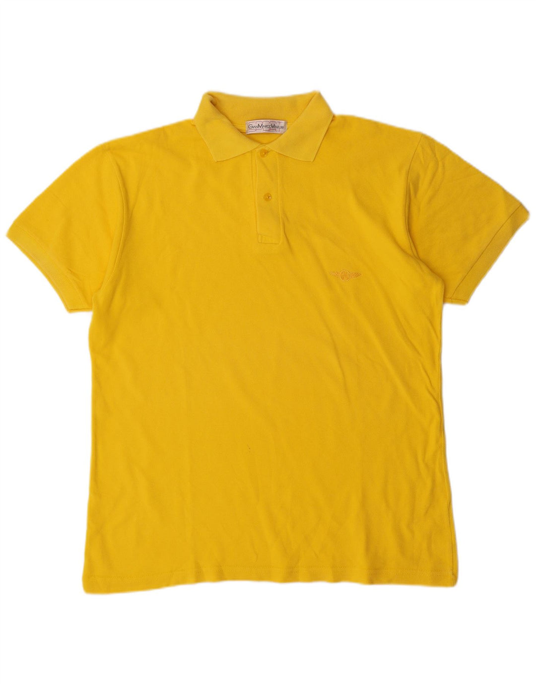 Gian Marco Venturi Herren Poloshirt Large Gelb
