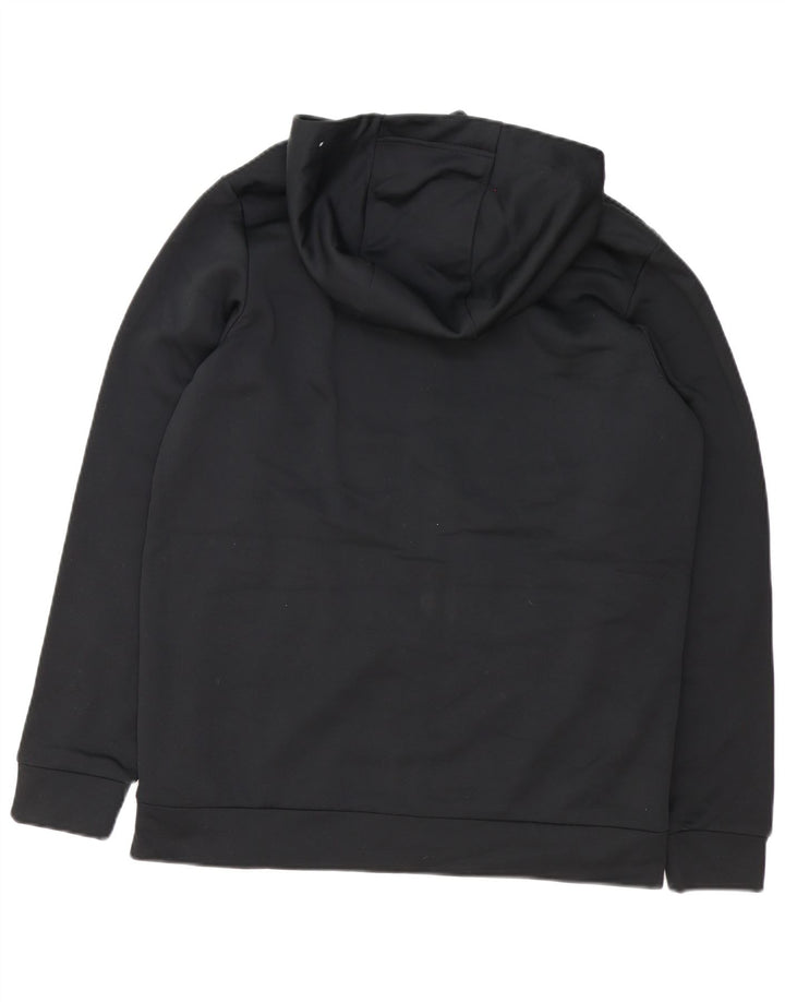 Nike Herren Therma-Fit Zip Hoodie Pullover Mittelschwarzes Polyester