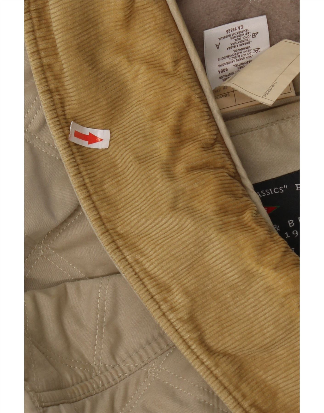Belfe & Belfe Herren Steppjacke IT 52 XL Beige Baumwolle