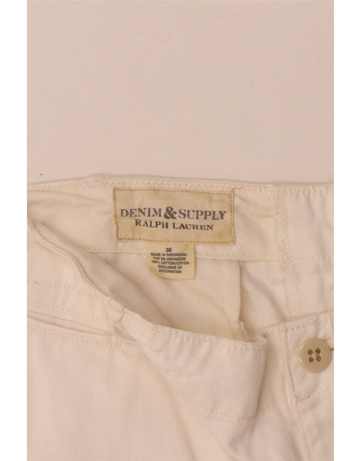 Ralph Lauren Mens Chino Shorts W38 XL Off White Cotton