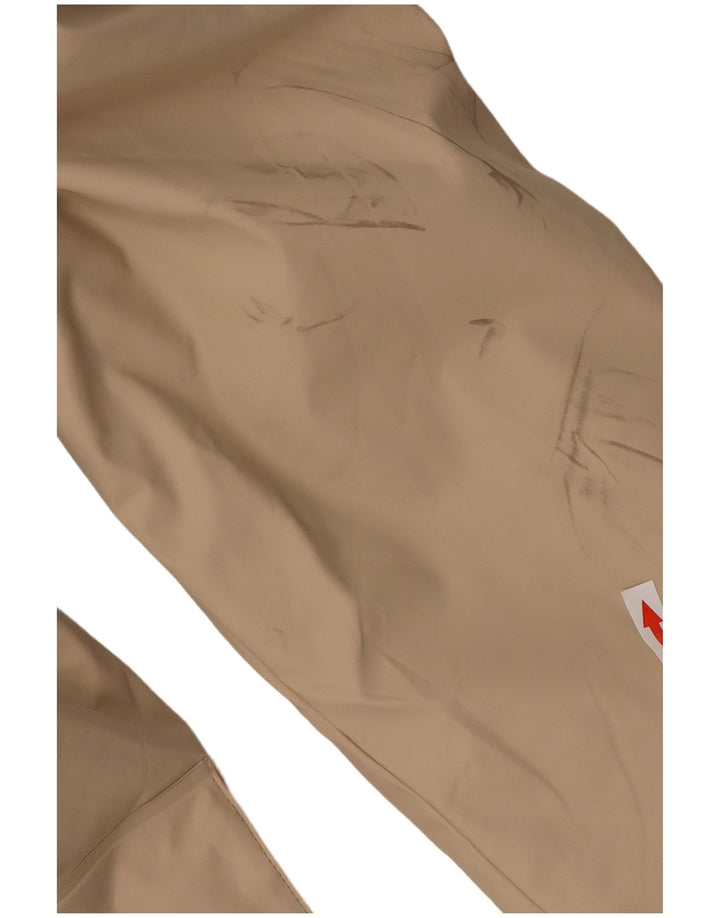 Marks & Spencer Damen-Regenmantel mit Kapuze, UK 12, mittelbeigefarbenes Polyurethan