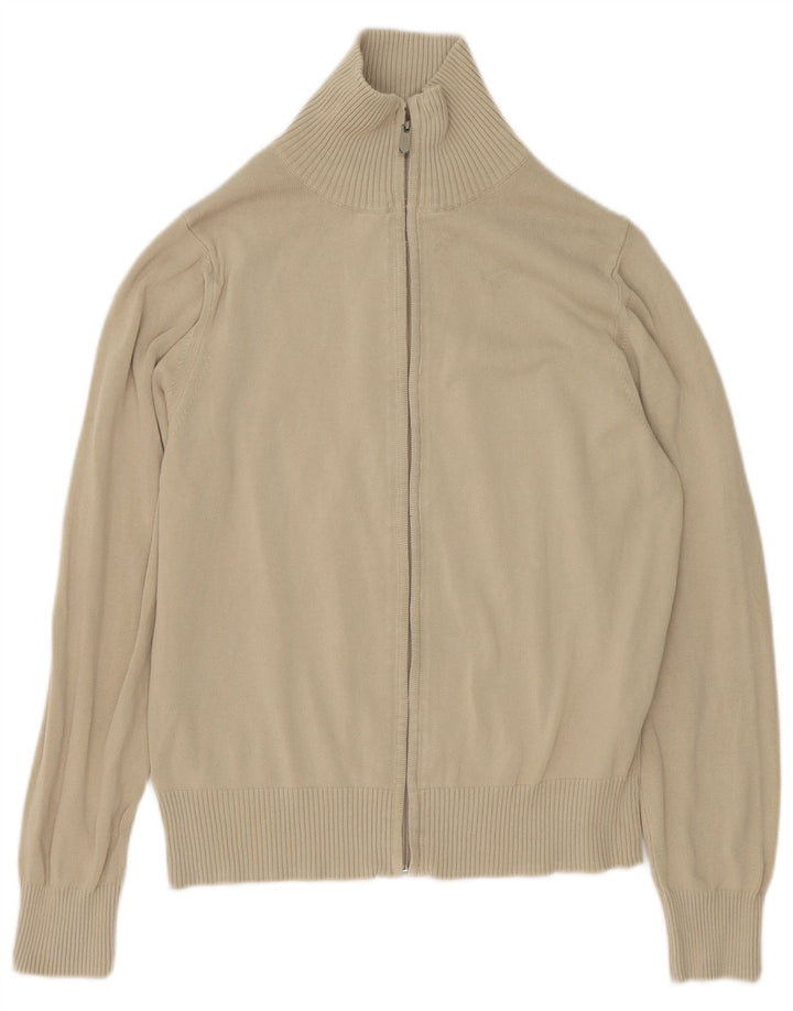 ZARA Herren-Cardigan, mittelbeige Baumwolle