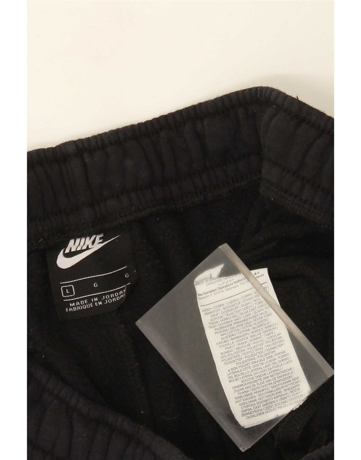 Nike Herren-Trainingshose, Jogginghose, Größe L, Schwarz, Baumwolle