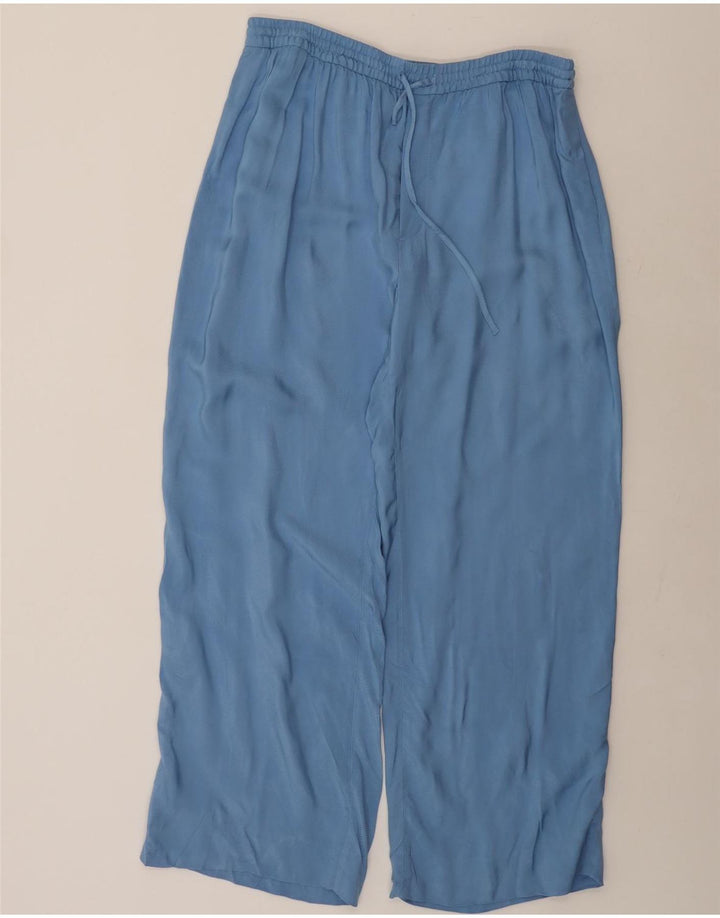 Zara Damen 2-teiliges Set UK 20 2XL W40 L31 Blaue Viskose