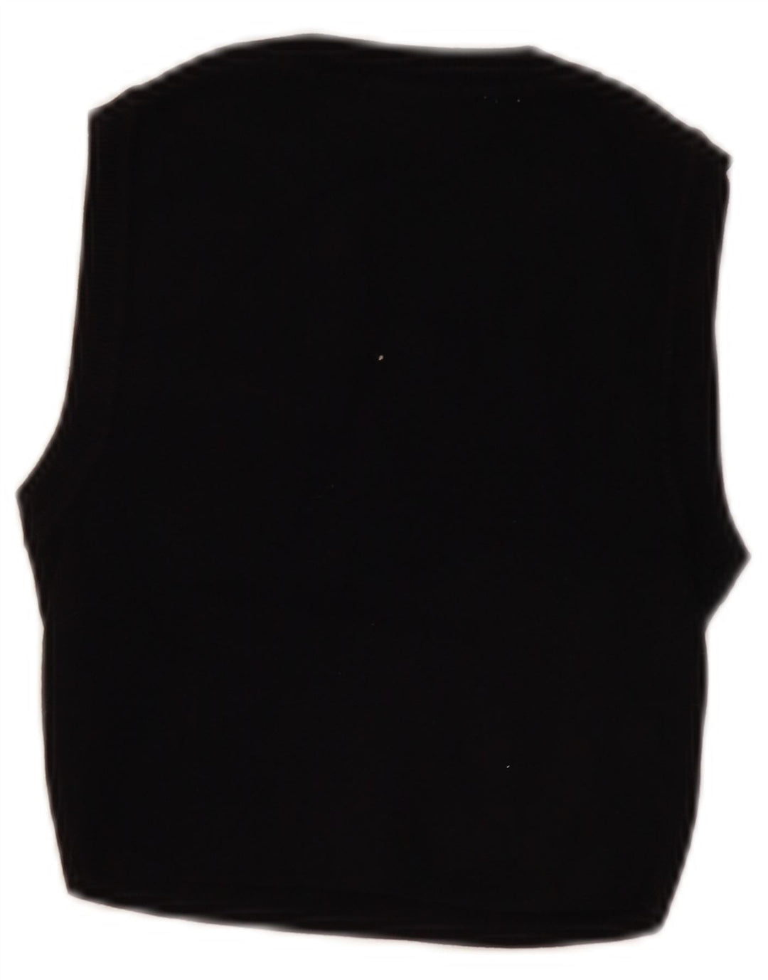 Zara Damen Crop Vest Top UK 8 Small Schwarze Viskose