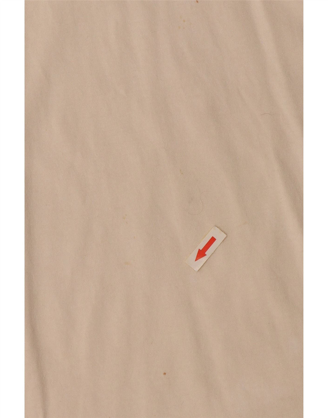 ASICS Herren-T-Shirt mit Reißverschluss am Hals, Größe L, gebrochenes Weiß