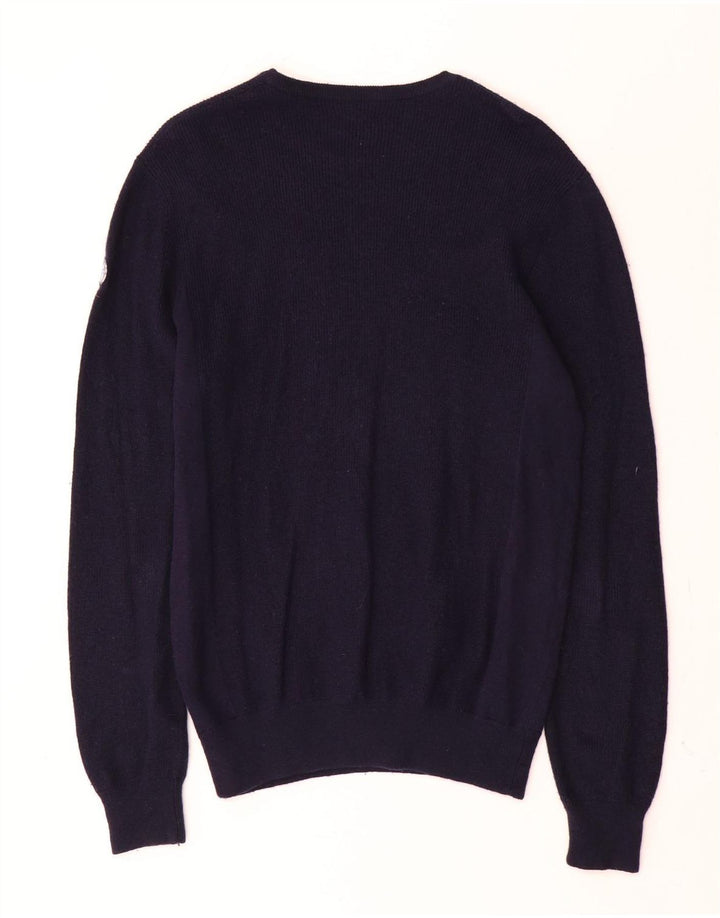 North Sails Herren-Pullover mit Rundhalsausschnitt, mittelmarineblaue Baumwolle