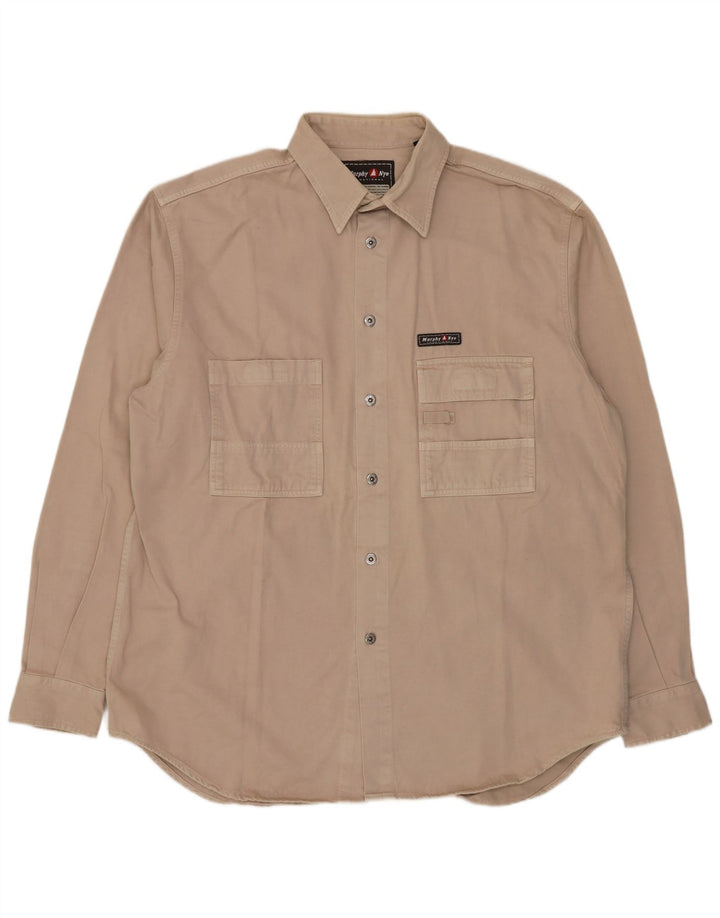 Murphy & Nye Herrenhemd 2XL Beige Baumwolle