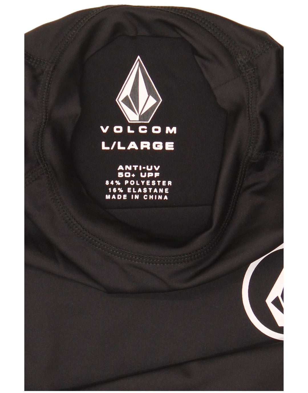 Volcom Herren T-Shirt Top Large Schwarz Polyester