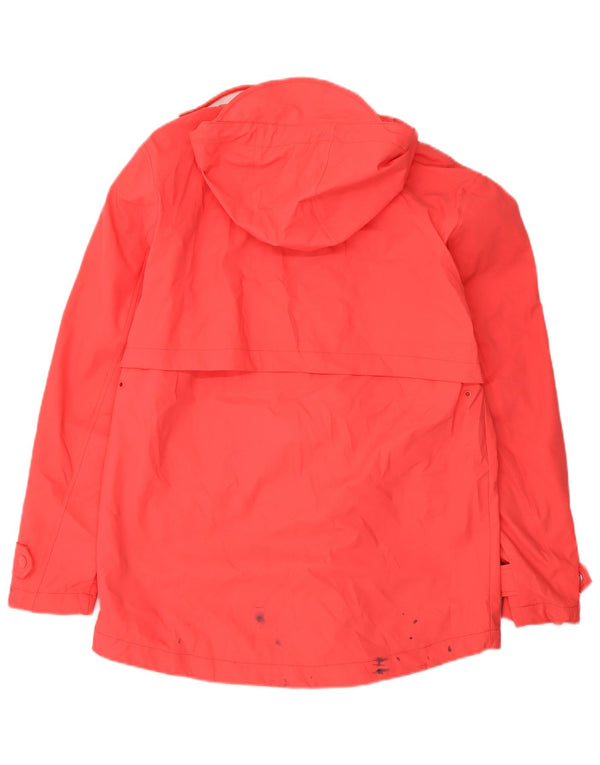 Marks & Spencer Damen-Regenjacke mit Kapuze, übergroß, Gr. 8, Orange