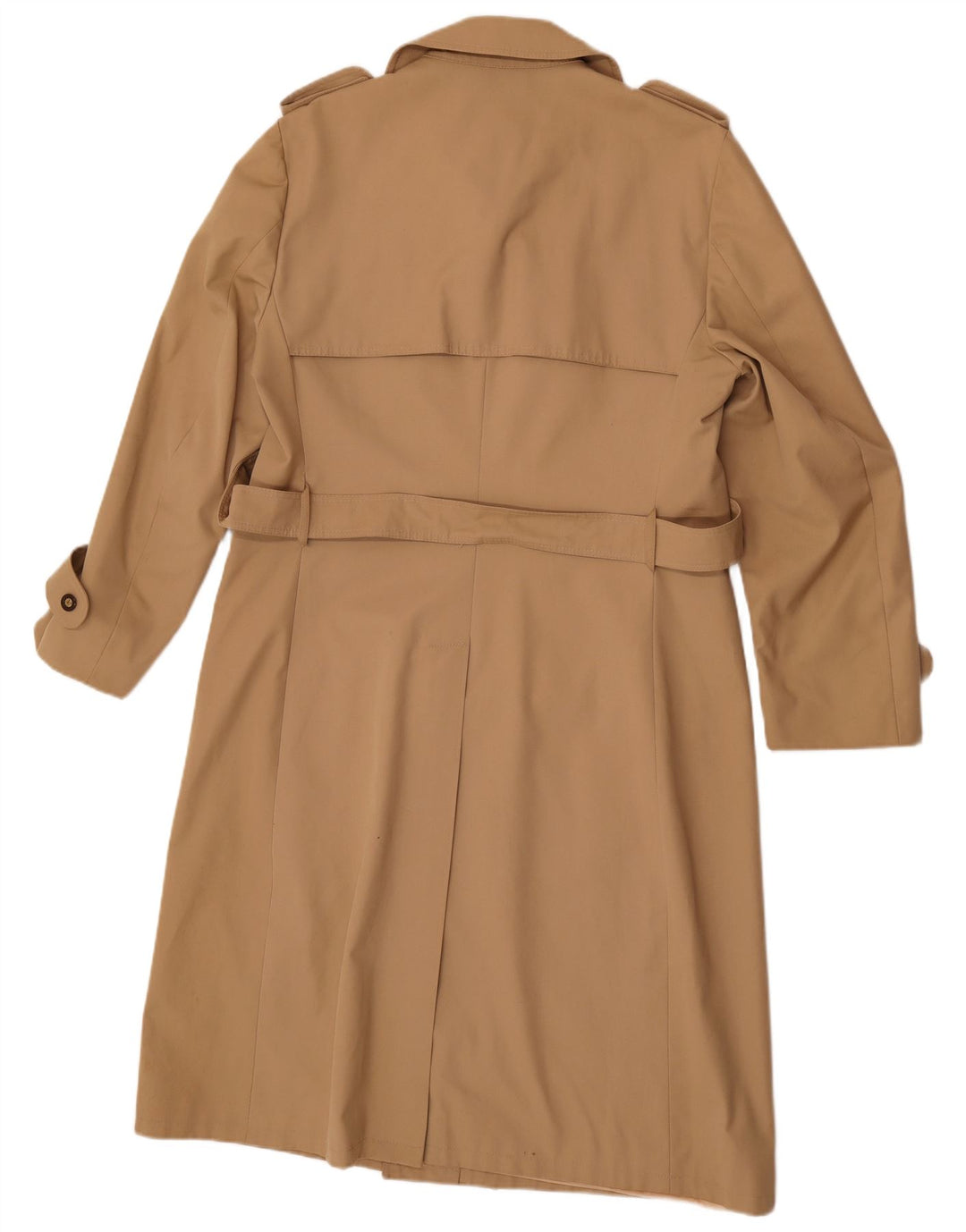 Vintage Herren Trenchcoat UK 38 Medium Beige Polyester