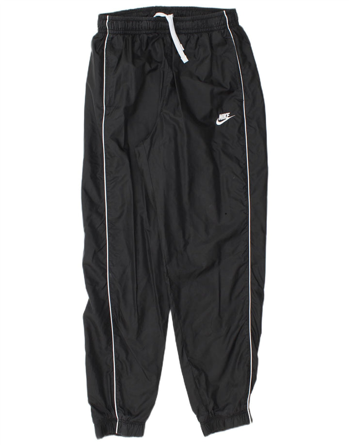 Nike Womens Loose Fit Wasserdichte Hose UK 14 Mittelschwarzes Nylon