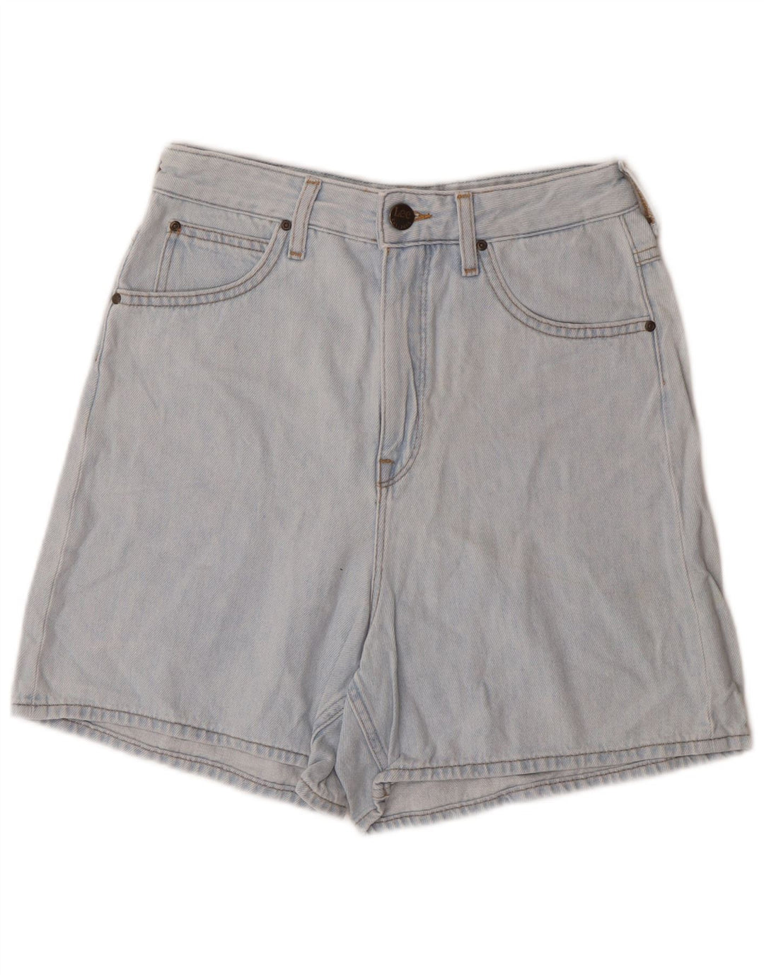 Lee Womens Stella Denim Shorts W27 Small Blaue Baumwolle