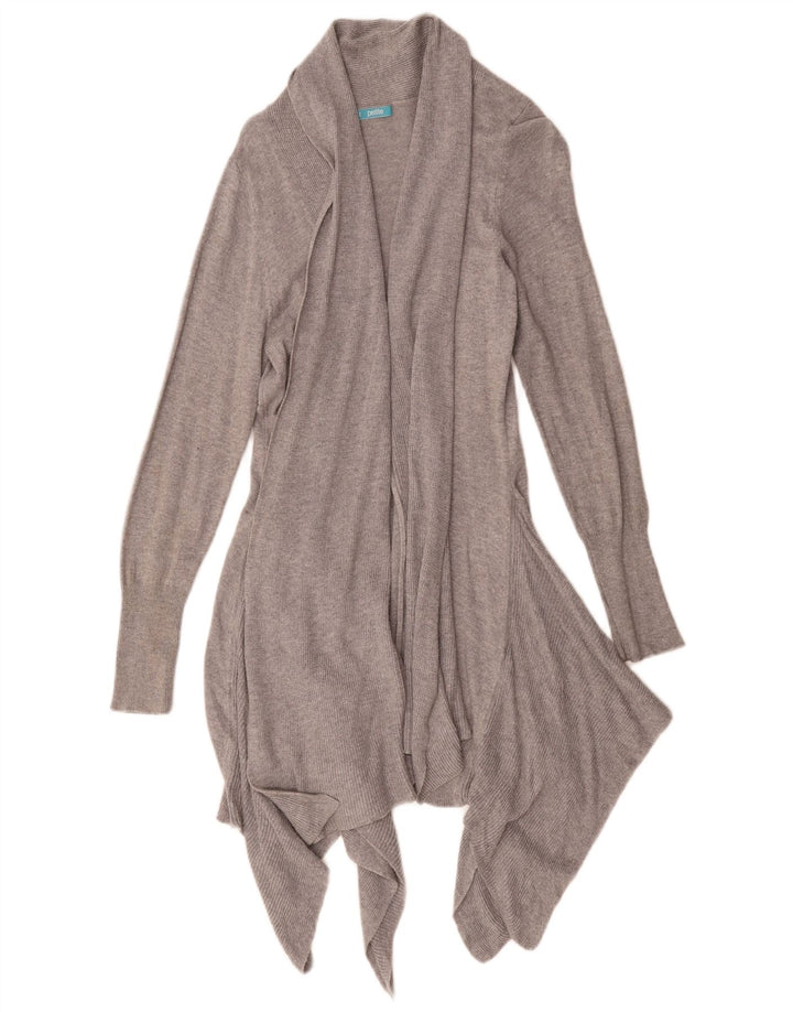 Marks & Spencer Damen-Strickjacke, übergroß, lang, Gr. 6, XS, Grau