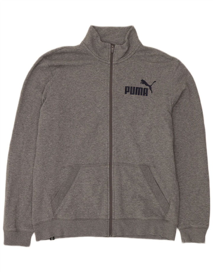 Puma Herren Graphic Trainingsanzug Top Jacke XL Grau Baumwolle