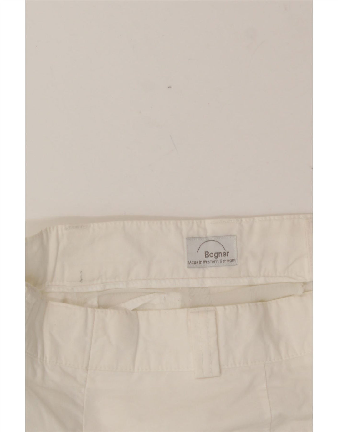 BOGNER Womens Chino Shorts W26 Small  White Vintage Bogner and Second-Hand Bogner from Messina Hembry 