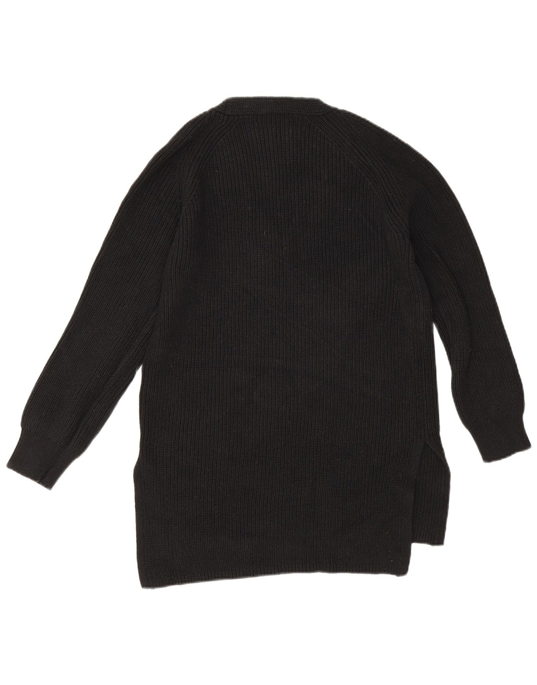 Marks & Spencer Damen-Pullover, übergroß, V-Ausschnitt, Gr. 10, Größe S, Schwarz