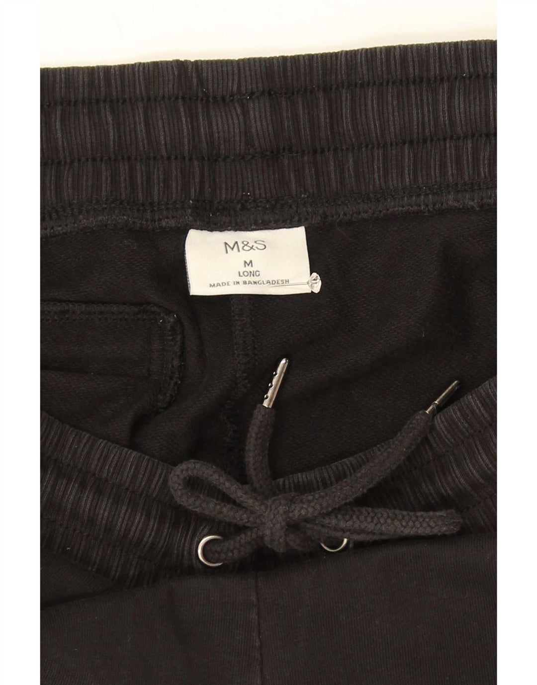 Marks & Spencer Herren-Trainingshose aus mittelschwarzer Baumwolle