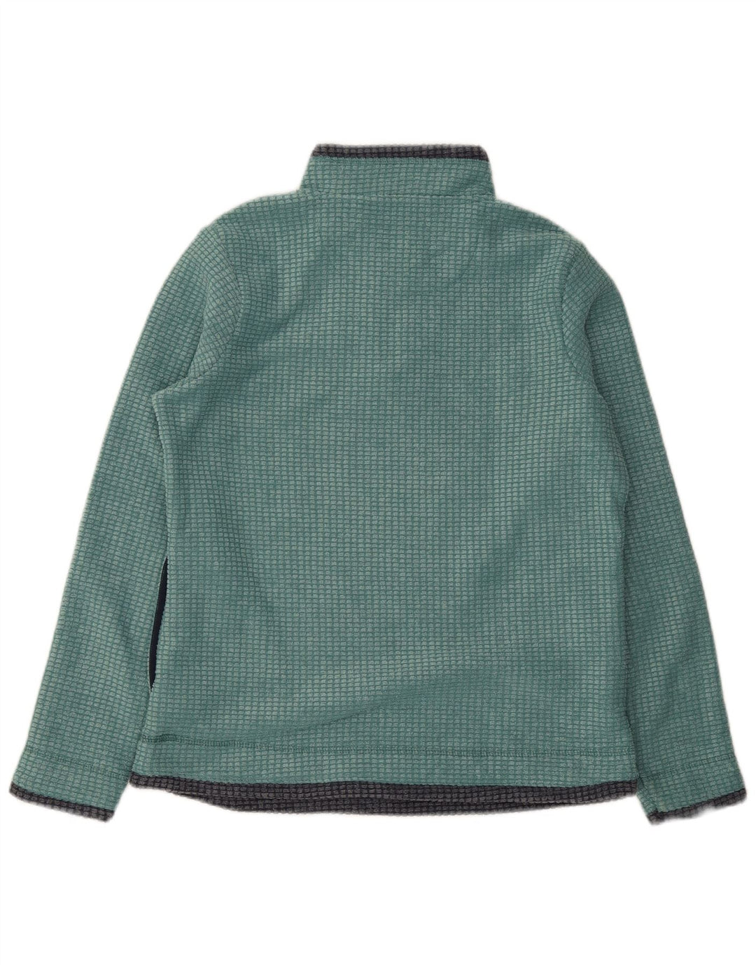 Weird Fish Damen-Fleecepullover mit Reißverschluss am Hals, UK 12, mittelgrün, Polyester