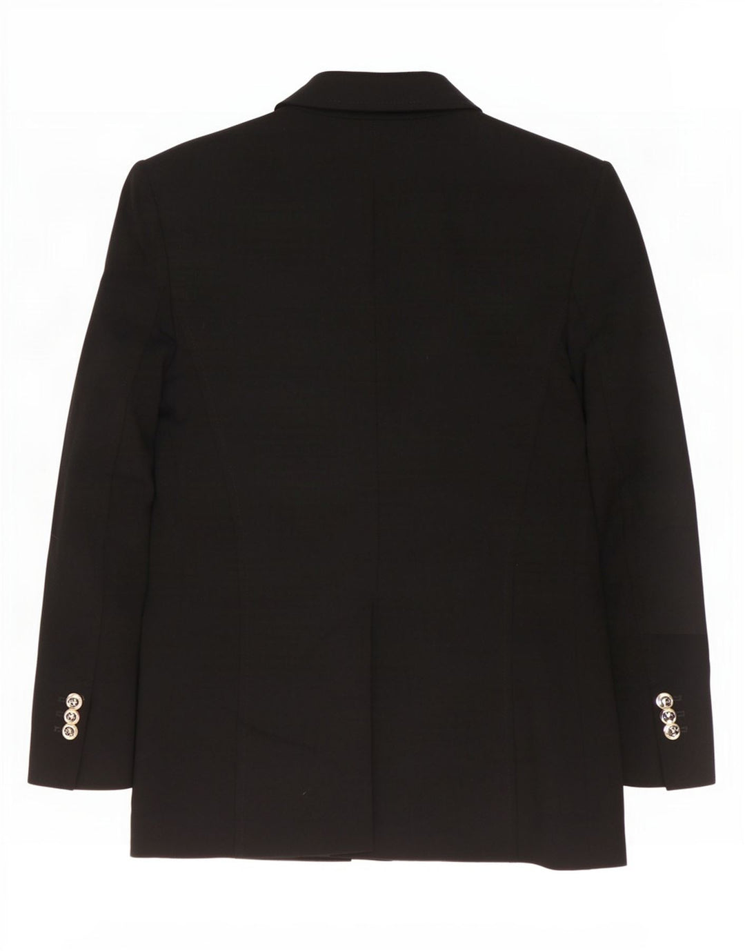 Zweireihiger Blazer für Damen von Zara, Gr. 10, Größe S, Schwarz, Polyester