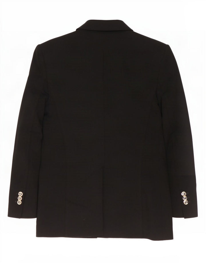 Zweireihiger Blazer für Damen von Zara, Gr. 10, Größe S, Schwarz, Polyester