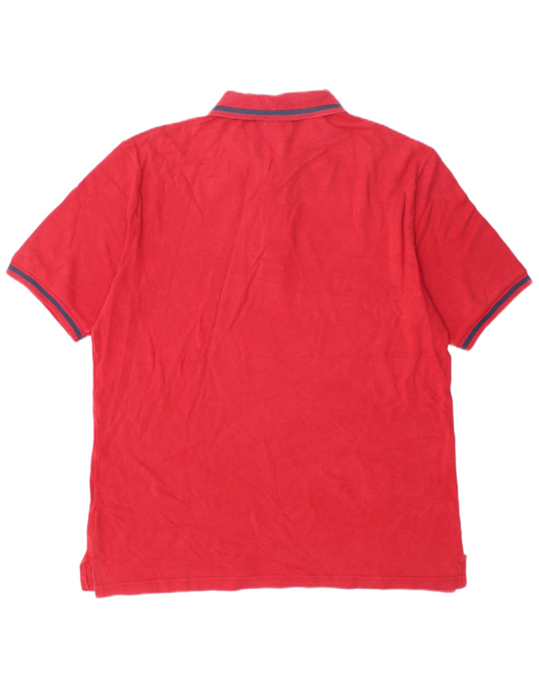 Diadora Herren Poloshirt 2XL Rote Baumwolle