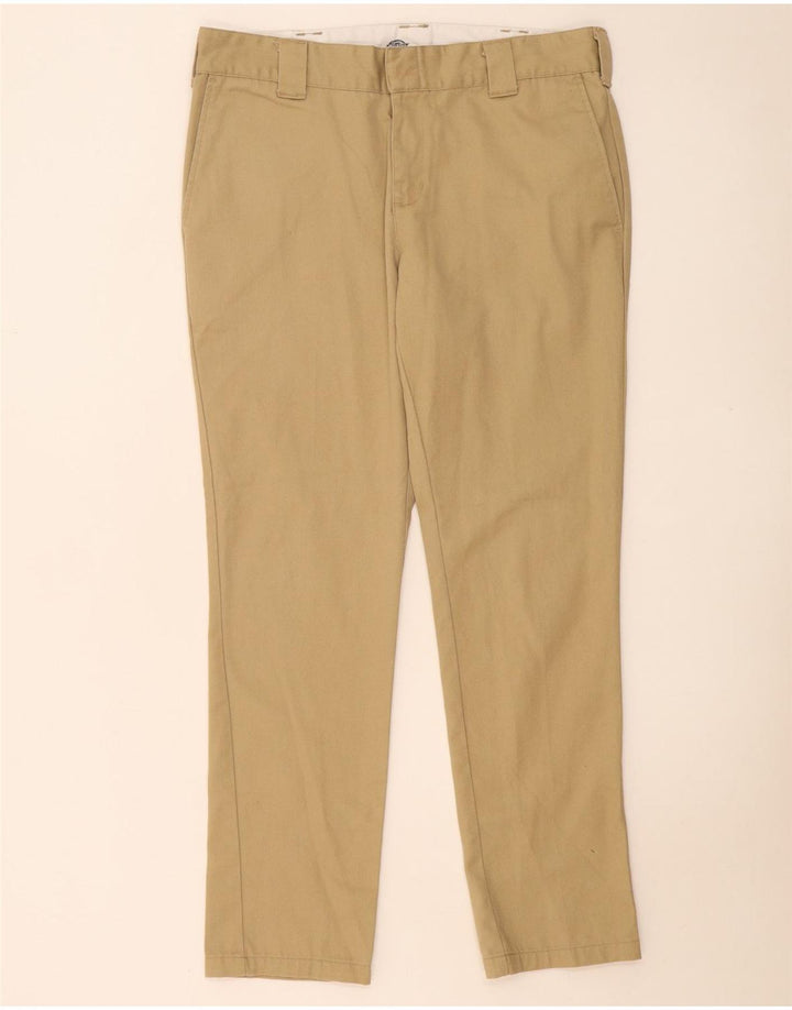 Dickies Herren Slim Fit Chinohose W34 L32 Khaki Polyester