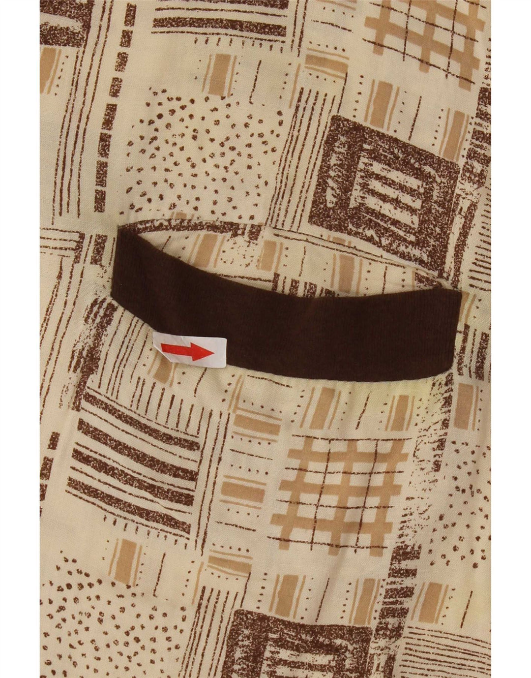 Vintage Herren Poloshirt XL Beige Viskose