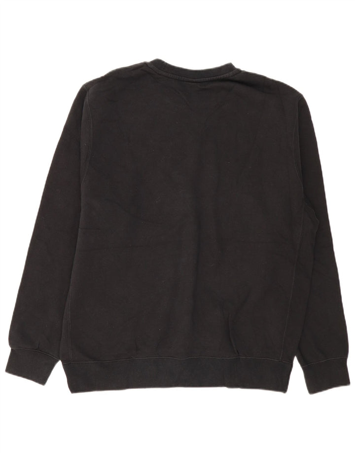 Nike Herren-Sweatshirt-Pullover, groß, schwarze Baumwolle